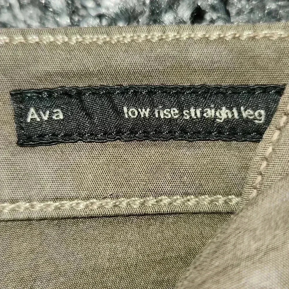 Citizen of Humanity Jean AVA Straight Leg Olive Green - Picture 5 of 7